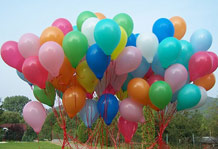 Héliové balónky